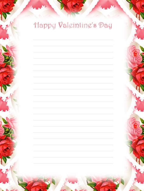 Free Printable Valentine S Day Stationery